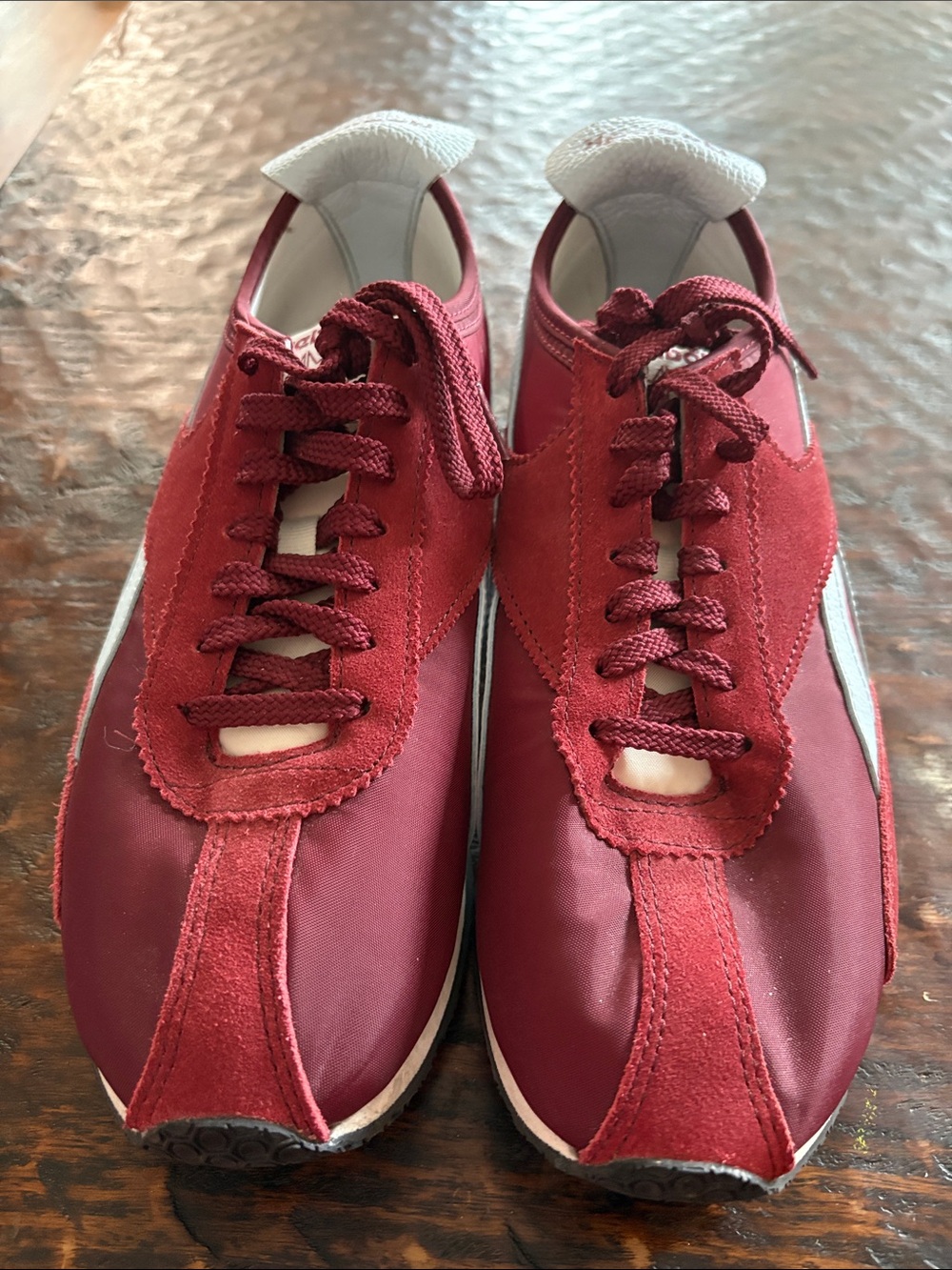 Reebok Maroon/Burgundy Women’s Athletic Sneakers